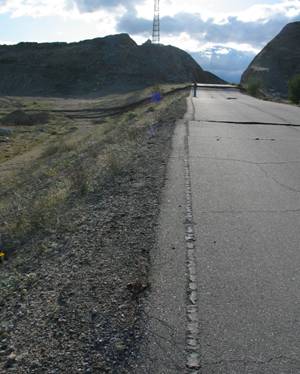 :Borrego Earthquake:Borrego Earthquake Day 1 and 2:offset highway.jpg